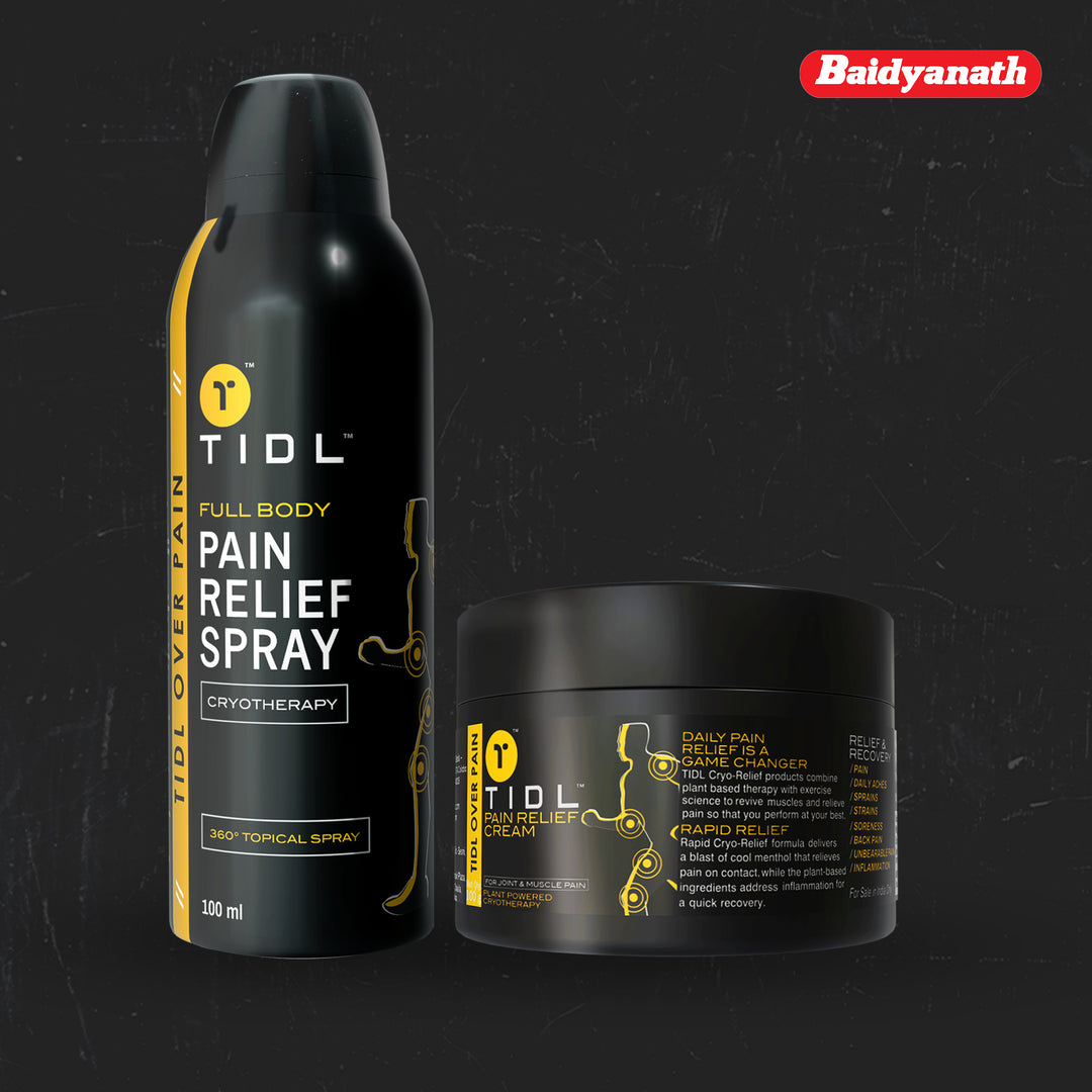 TIDL Pain Relief Cryotherapy Spray & Cream Combo